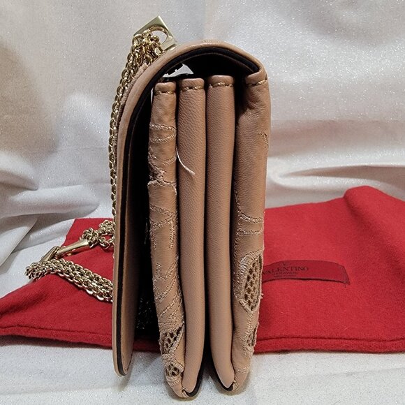 Rare VALENTINO Girello Flap Bag in Blush - Picture 8 of 14